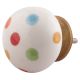 Multicolor Polka Dotted Ceramic Knob Online